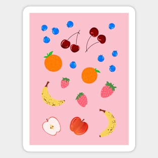 Assorted Fruit Salad Size 2 Magnet